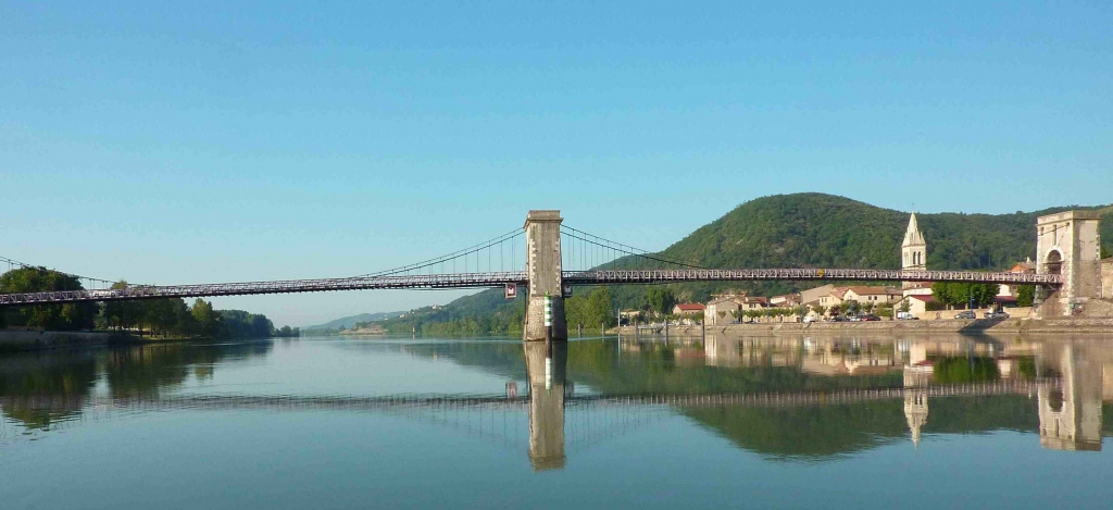 Pont d'Andance - Rhône  (Photo S. Quinard)