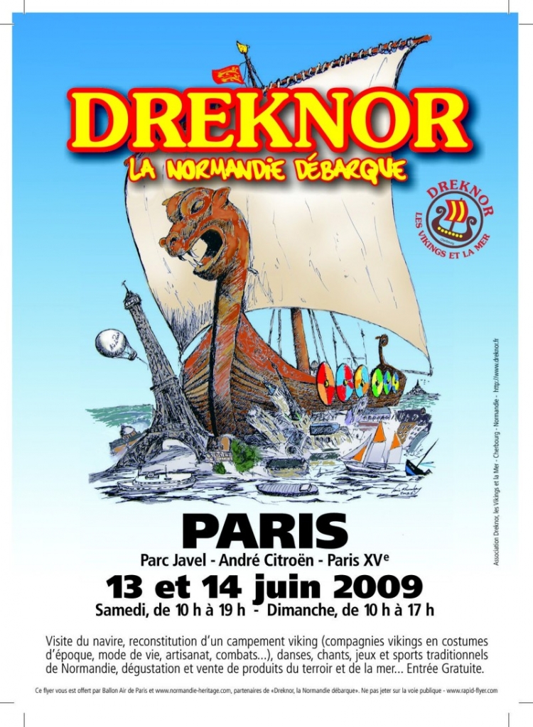 Le flyer de la manifestation "Dreknor, la Normandie débarque"