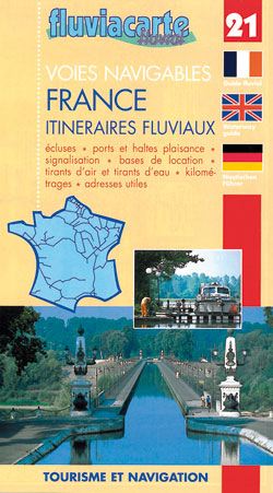 La carte de France des voies navigables