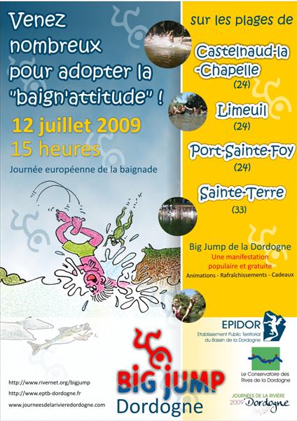 L'affiche du big jump Dordogne (photo DR)
