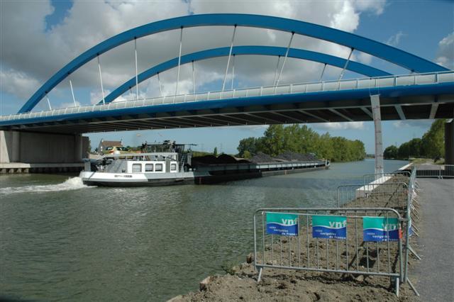 Le nouveau pont de Coppenaxfort (photo VNF)