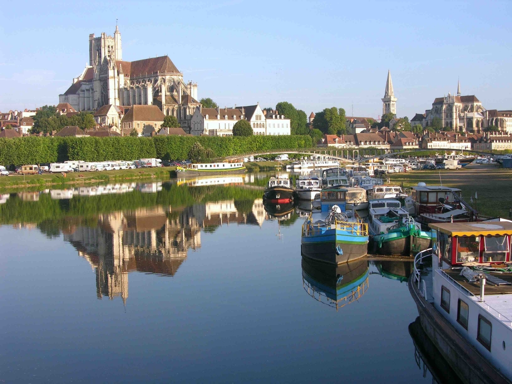 Les quais d'Auxerre (Photo PJL)