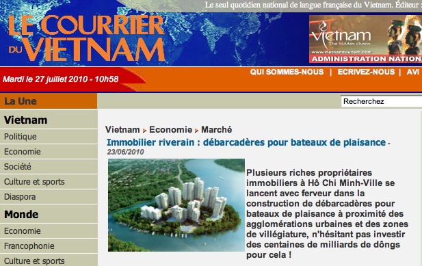 Le quotidien en français du Vietnam
