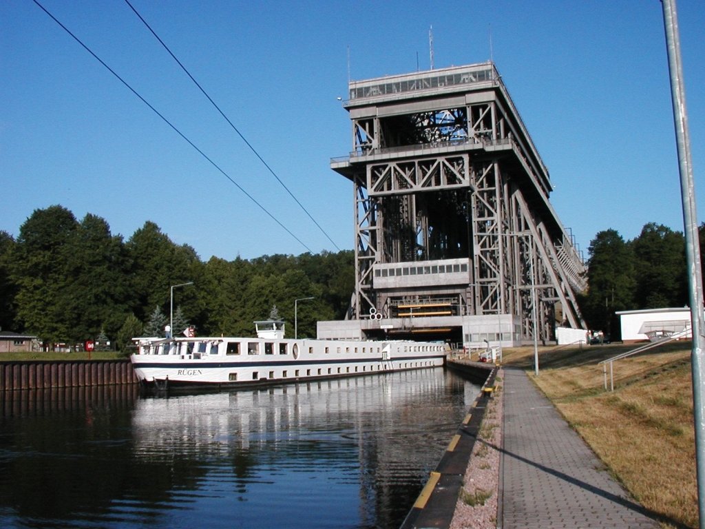 L'ancien ascenseur à bateaux de Niederfinow (Photo WSA Eberswalde)