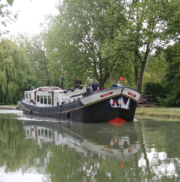 La belle "Rosa" sur son canal (Photo D.Monclus)