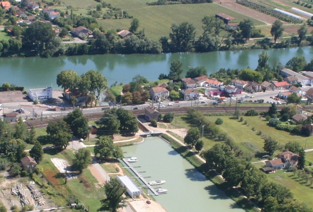 Le canal de Montech s'ouvre au Tarn (Photo Mairie de Montauban)