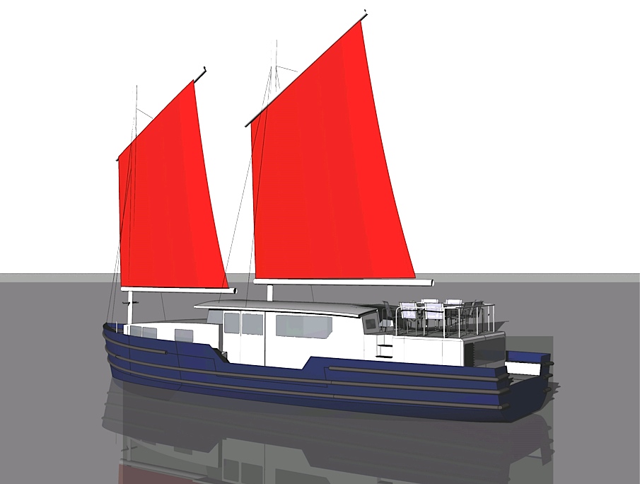13 parts pour un bateau (illustration G.Frinault)