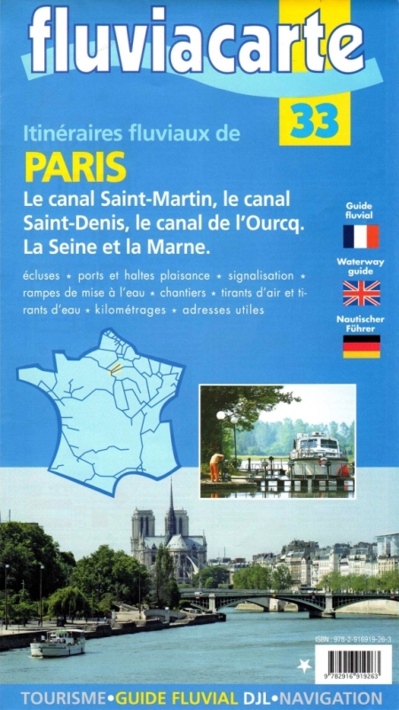 FLUVIACARTE n°33 - "Les voies d'eau de Paris"