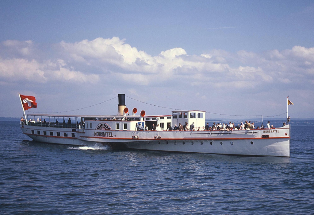 "Neuchâtel", le bateau à vapeur des Trois-Lacs (Photo Trivapor)