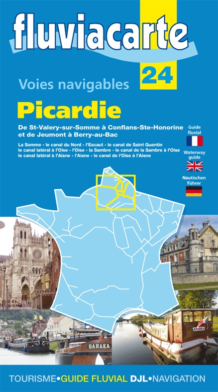 Guide Fluviacarte des voies navigables de la Picardie