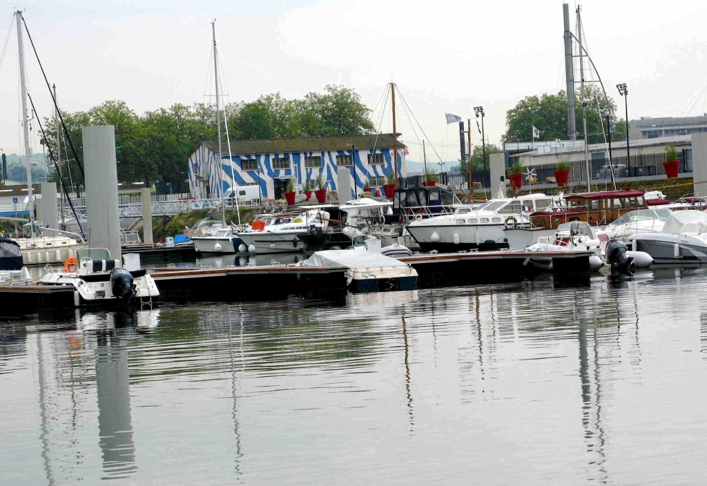Le port de plaisance de Rouen - Bassin Saint Gervais (Photo R.Querret)