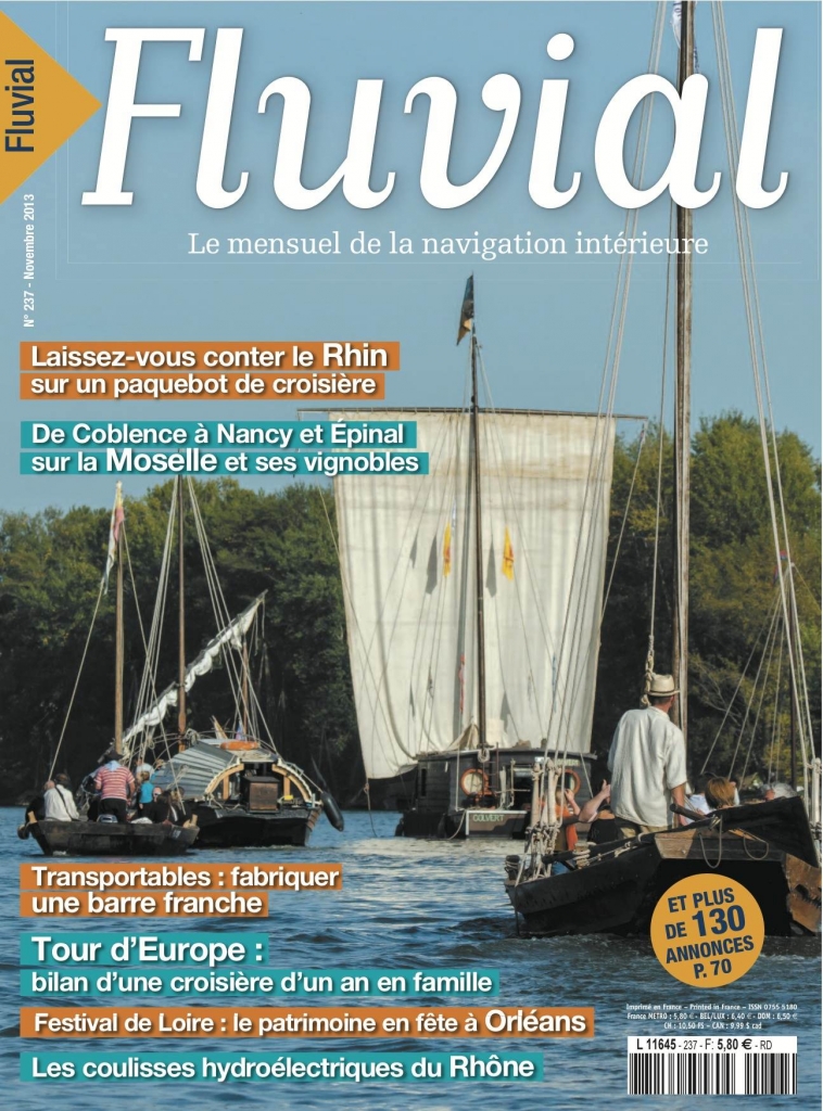 Couverture du n°237 de Fluvial (novembre 2013)
