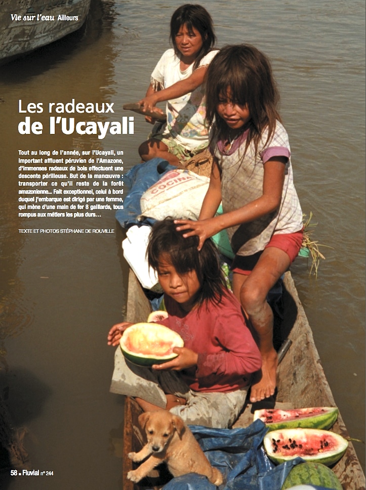 Les radeaux de l'Ucayali (Fluvial n°244)