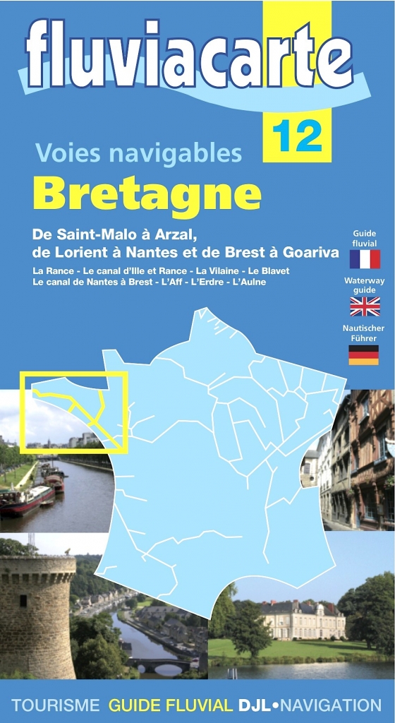 Guide Fluviacarte des voies navigables de Bretagne