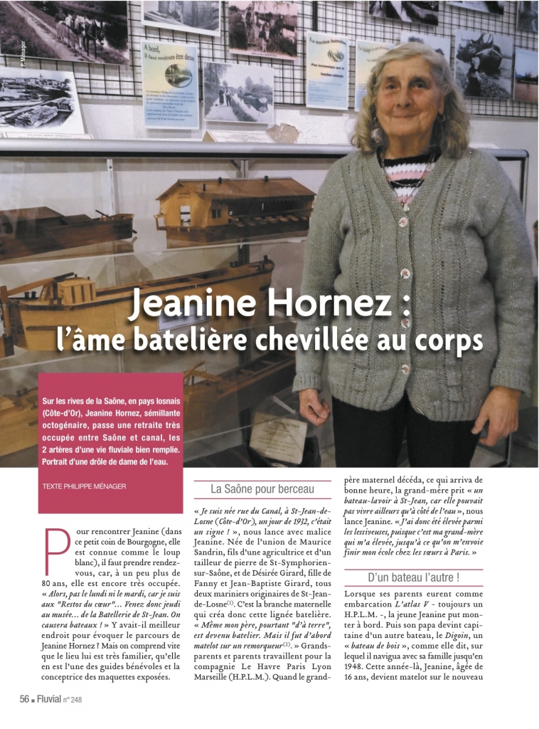 Jeannine Hornez - Fluvial N°248