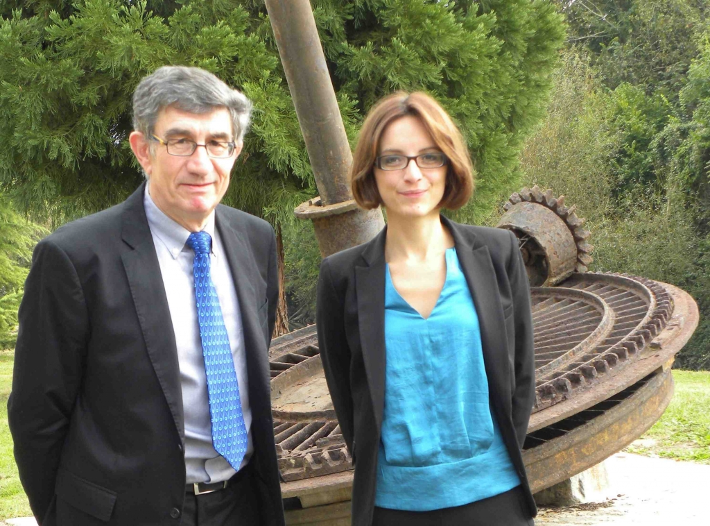 Celia Blauel, maire adjointe de Paris, et Jean Papoul (Photo PJL)