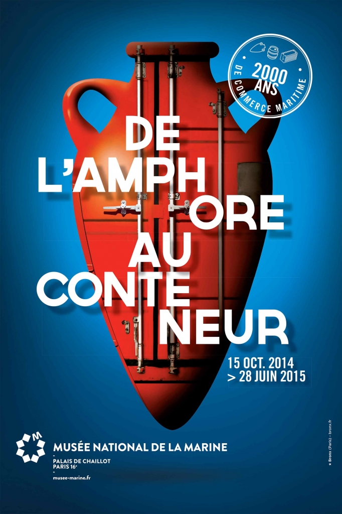 "De l'amphore au conteneur" (affiche du Musée de la Marine)