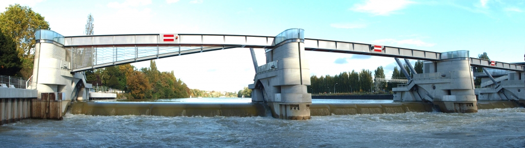 Le nouveau barrage de Chatou sur la Seine (Photo VNF)