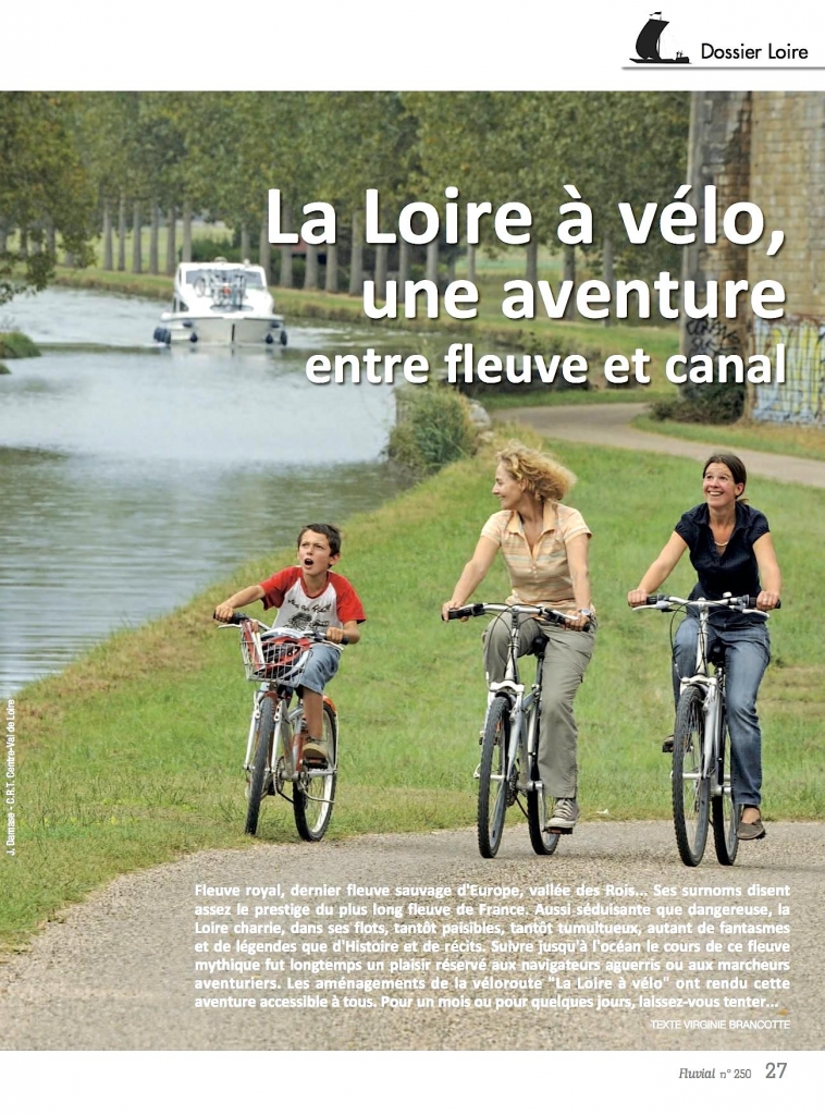 La Loire à vélo (Fluvial n°250 - Mars 2015)
