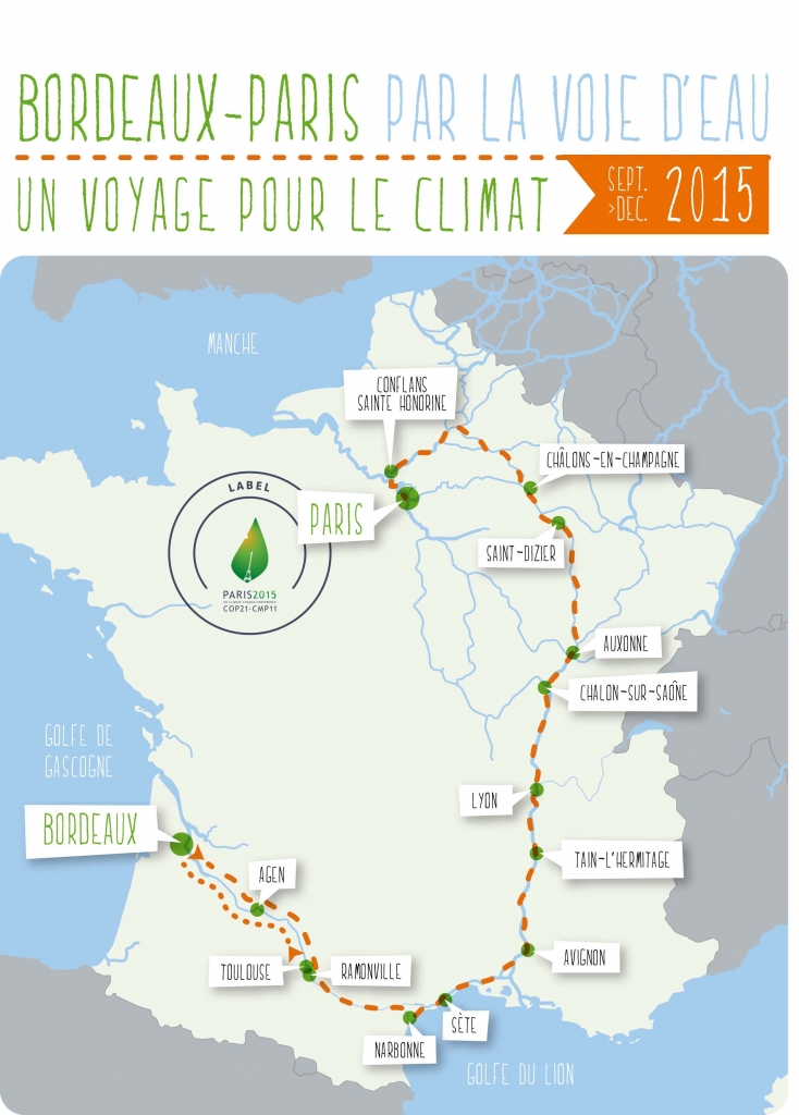 Bordeaux-Paris par la voie d'eau (document : "Vivre le canal")
