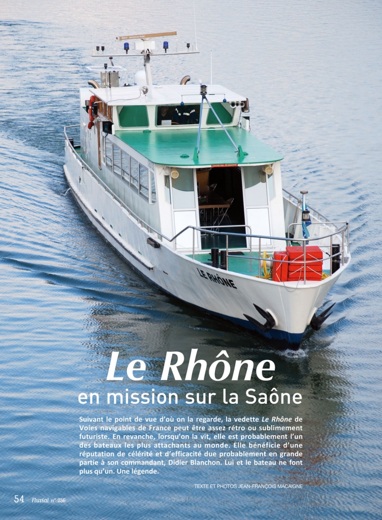 Le Rhône en mission sur la Saône (Fluvial n° 256)