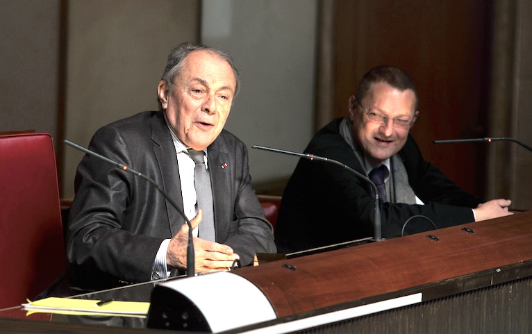 Michel Rocard et Marc Papinutti (Photo 2011 - PhiléasFotos)