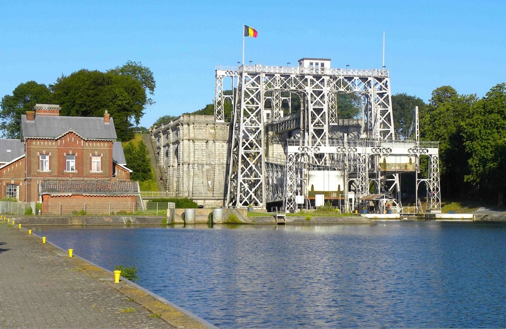 L'ascenseur n°4 du canal du Centre historique de Belgique (Photo PJL)
