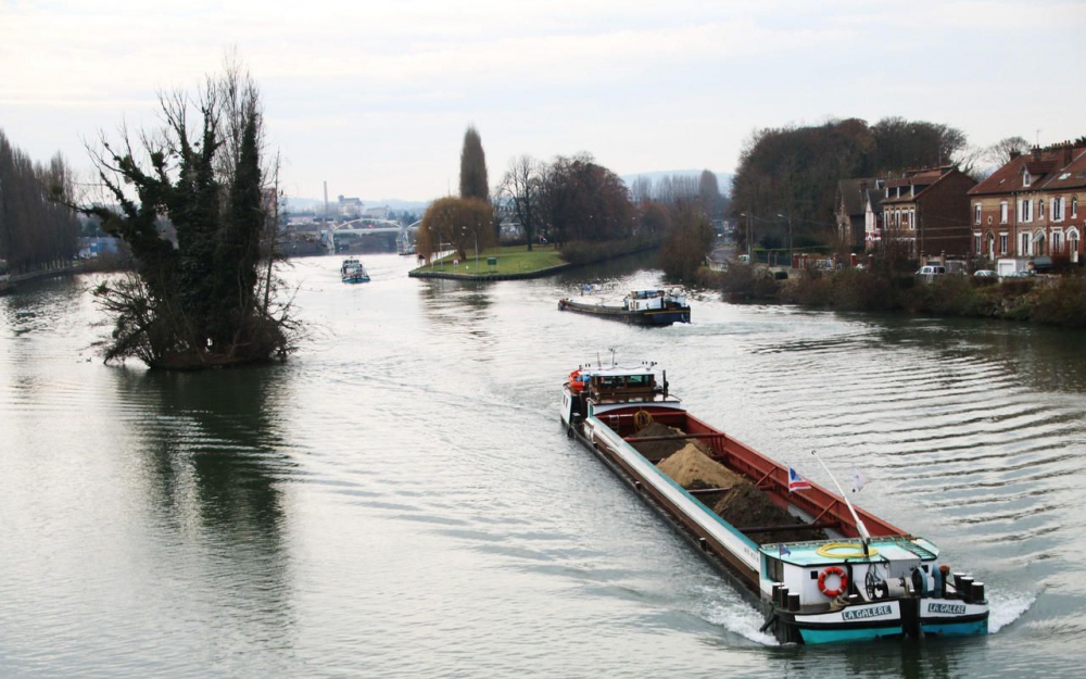 Les bateliers du Compiégnois s’élèvent contre le futur canal Seine-Nord Europe. (Photo extraite du site Le Parisien LP/J.B)