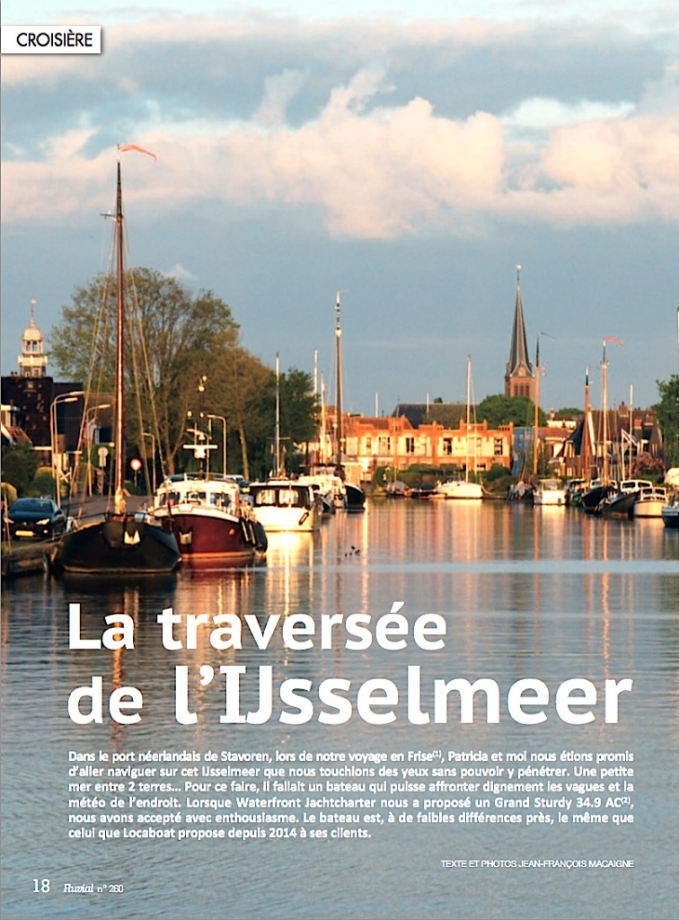 Traversée de l'Ijsselmeer (Fluvial n°260)