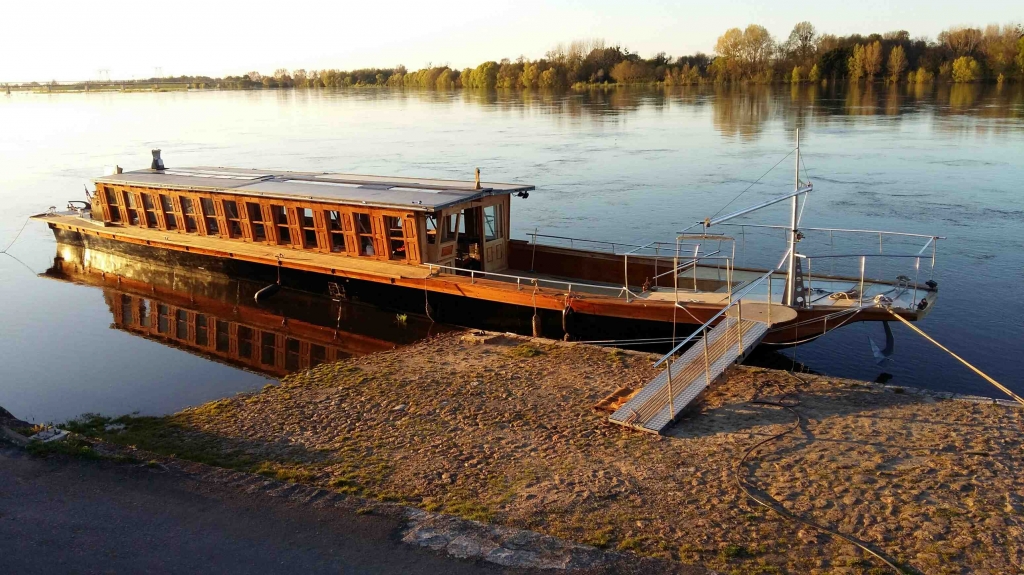 L'Amarante, bateau à passagers de Loire (Photo Delaporte)