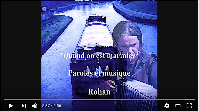 Rohan, accompagné de son diatonique, chante les mariniers (Vidéo Légend'eaux)