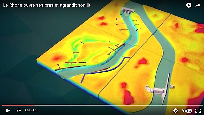 Le Rhône ouvre ses bras et agrandit son lit (vidéo CNR)