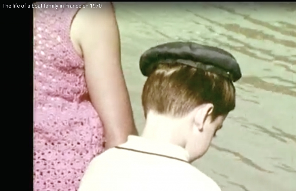 "The life of a boat family in France - 1970 (vidéo M.Rogge)