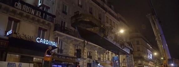 Un bateau-vanne, filmé dans un documentaire de France 5 "les gardiens du Paris souterrain", diffusé le 2 octobre 2016. (FRANCE 5)