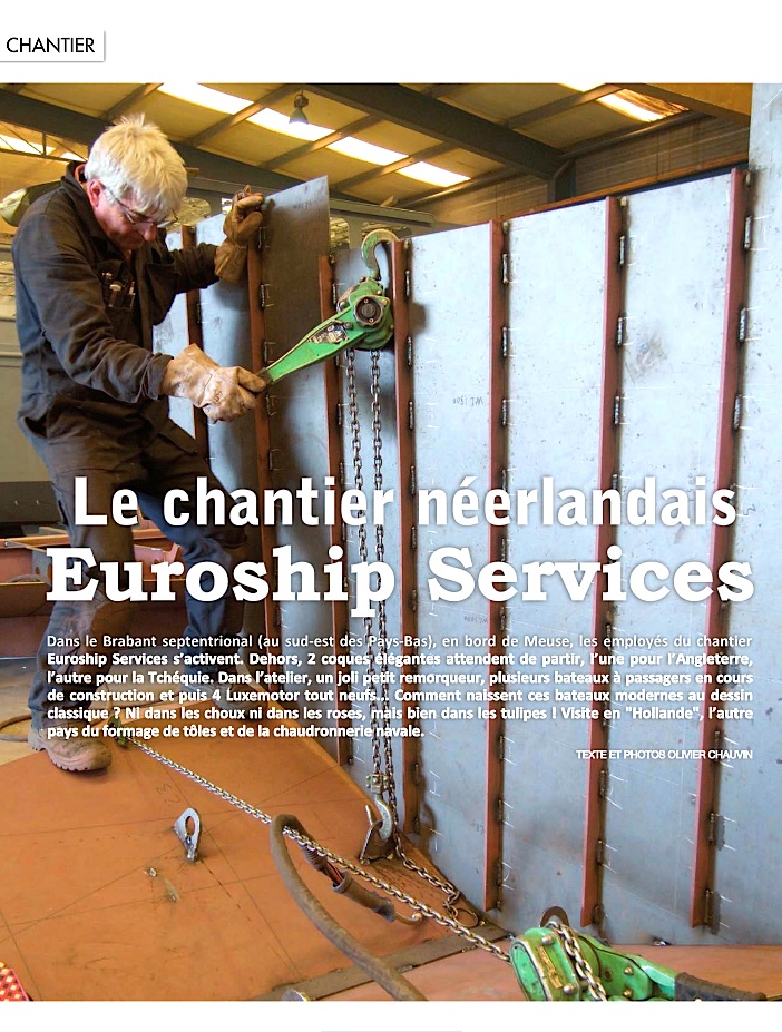 Le chantier néerlandais Euroship Services - Fluvial n°266