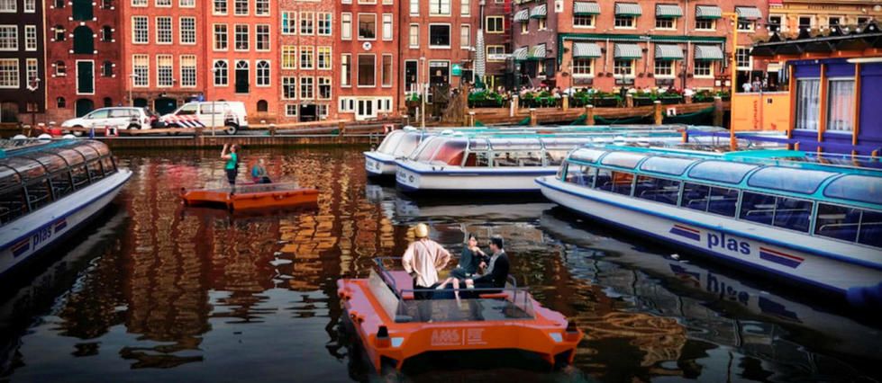 Les premiers Roboats doivent s'installer à Amsterdam courant 2017 (photo capture d'écran AMS)
