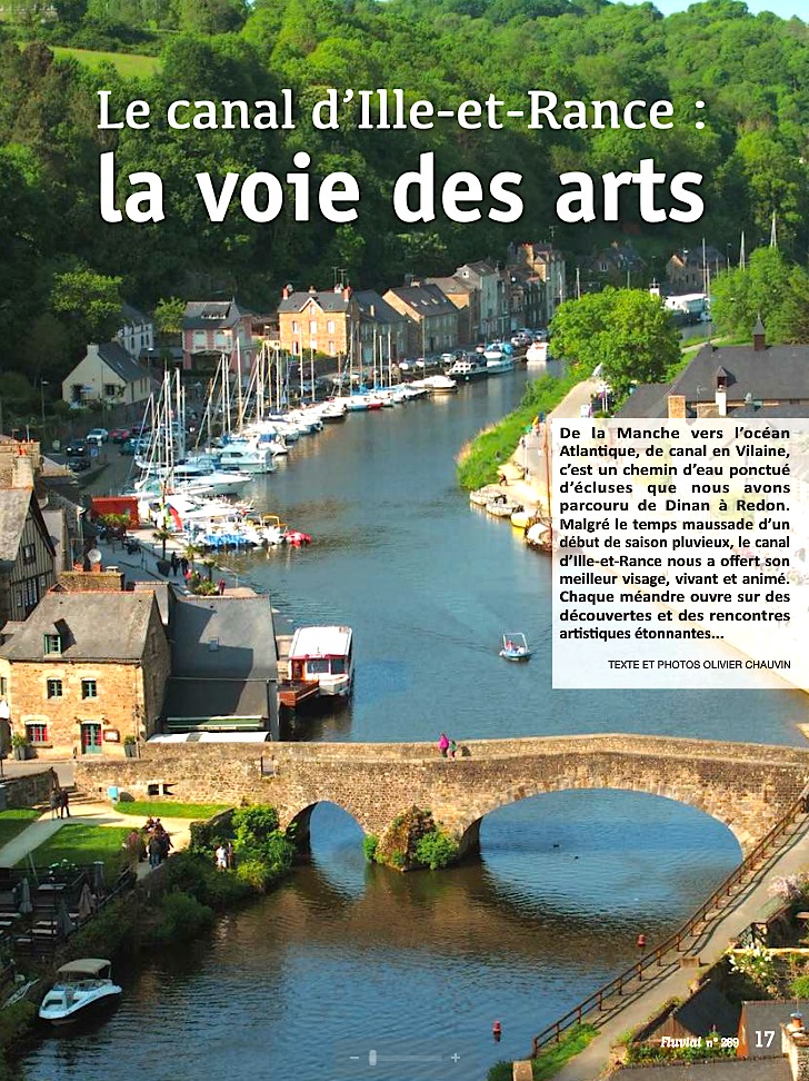 Canal d'Ille et Rance, la voie des arts (Fluvial n°269)