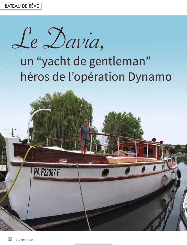 Le Davia, un yacht de gentleman (Fluvial n°278)