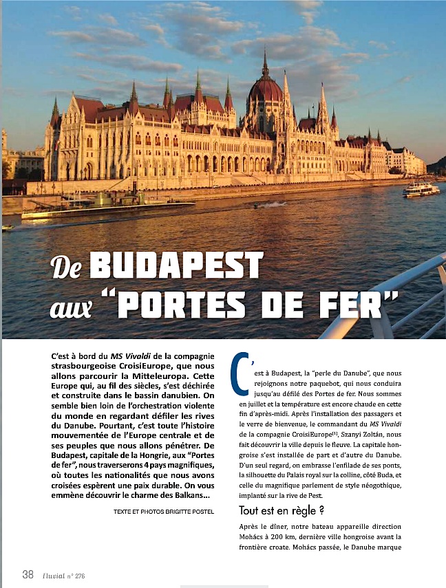 De Budapest aux "Portes de Fer" - Fluvial n°276