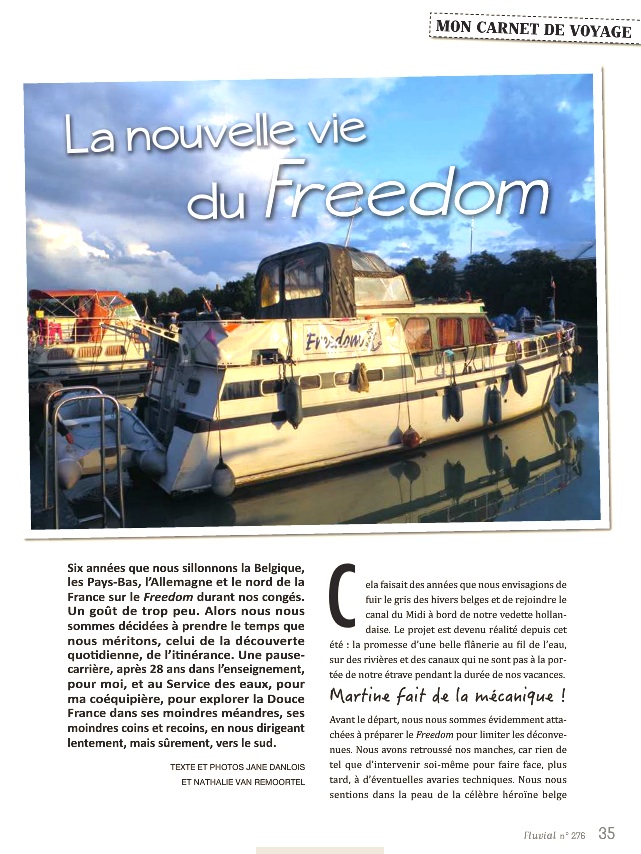 La nouvelle vie du Freedom - Fluvial n°276