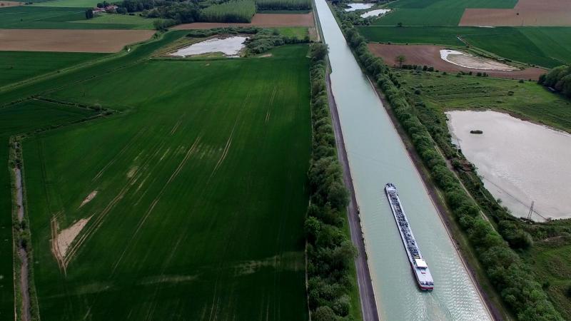 La région Hauts-de-France réclame le pilotage du canal Seine-Nord (Photo extraite du site lavoixdunord.fr)