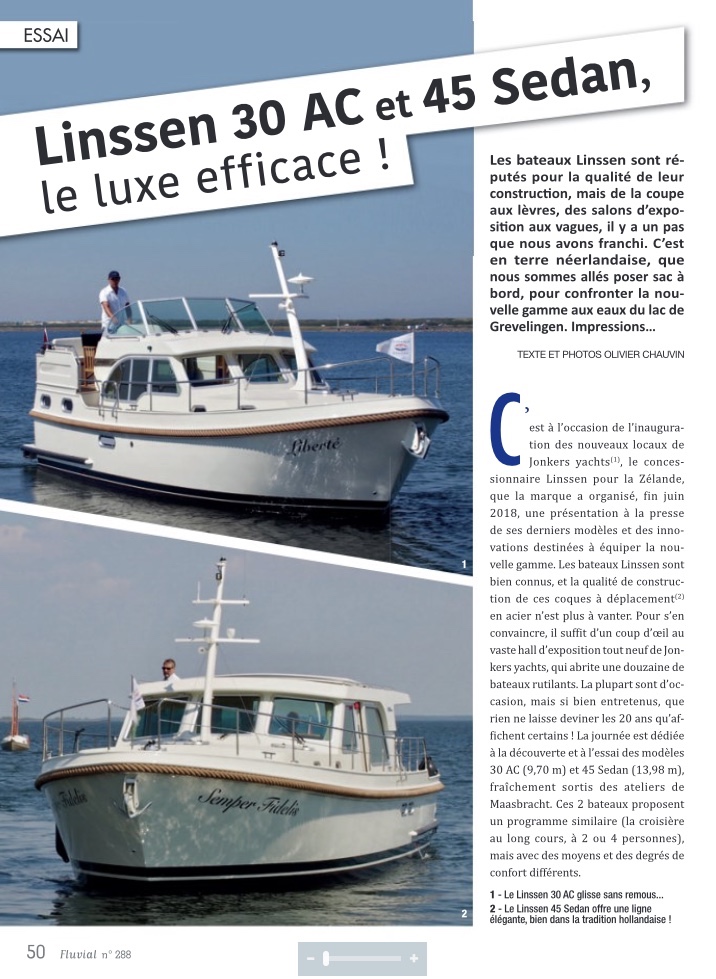 Linssen, le luxe efficace (Fluvial n°288)