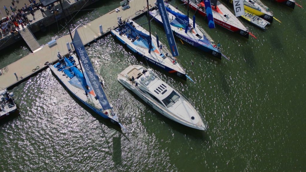 A la manière d'un véhicule autonome, le bateau se gare tout seul (Photo Volvo)