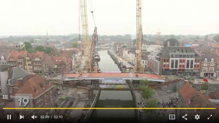 Tournai : le pont-à-Ponts a un nouveau visage (Vidéo RTBF)
