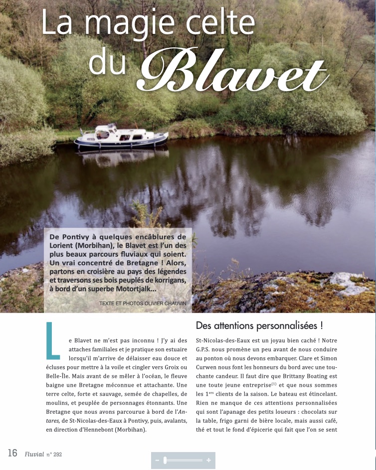 La magie celte du Blavet - Fluvial n°292