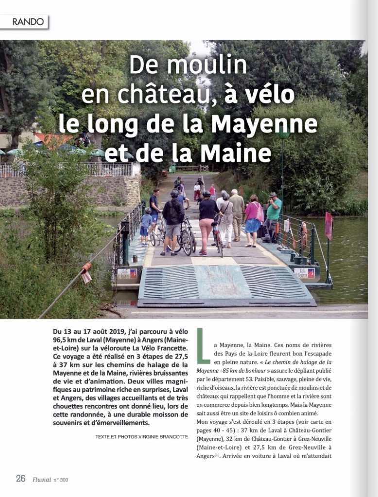 À vélo le long de la Mayenne (Fluvial n°300)