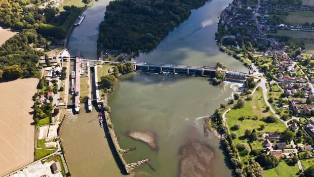 Eure : le barrage de Poses fait peau neuve (Photo D.R.)