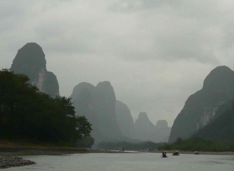 La rivière Li, affluent du Xi Jiang (Photo PJL)