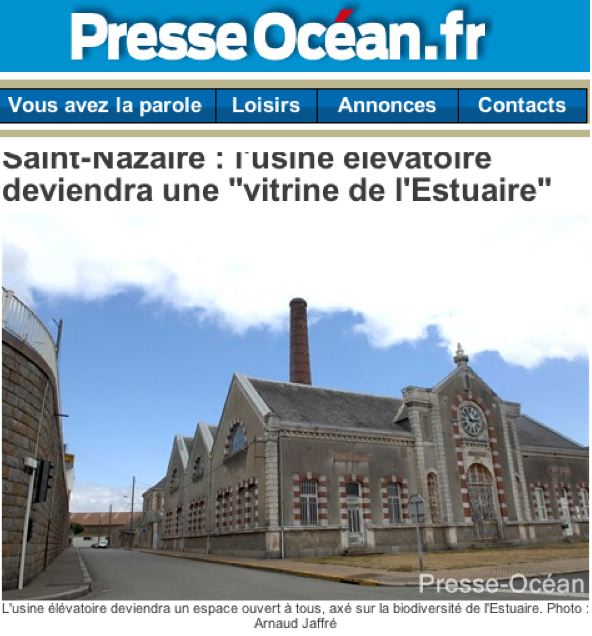 L'usine élévatoire, "vitrine de l'estuaire" (Presse-Océan - 25/11/09)