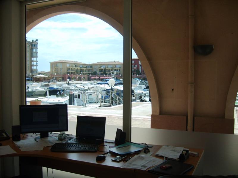 Les bureaux de "Fluvial" à Lattes (photo MB)